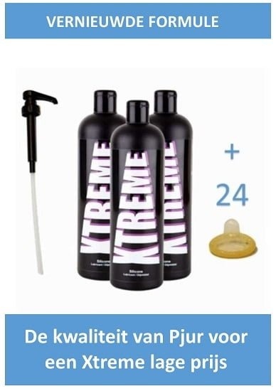 Xtreme Premium Silicone Lubricant 500 ml (3 bottles)