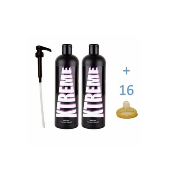 Xtreme Silikon-Gleitmittel 500 ml (2 Flaschen)