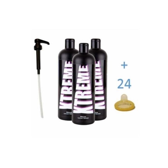 Xtreme Silikon-Gleitmittel 500 ml (3 Flaschen)