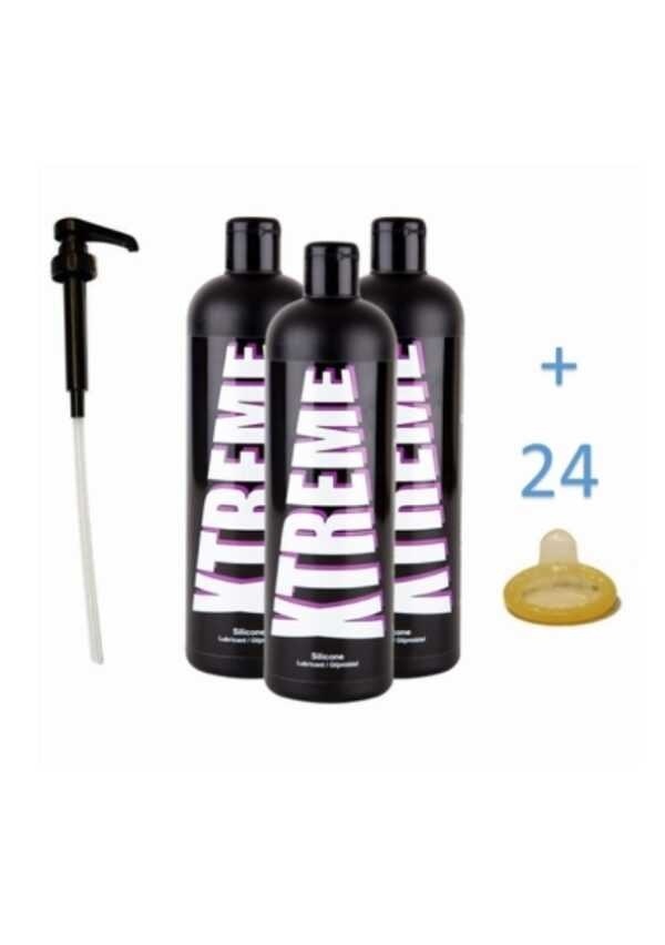 Xtreme Siliconen Glijmiddel 500 ml (3 flessen)