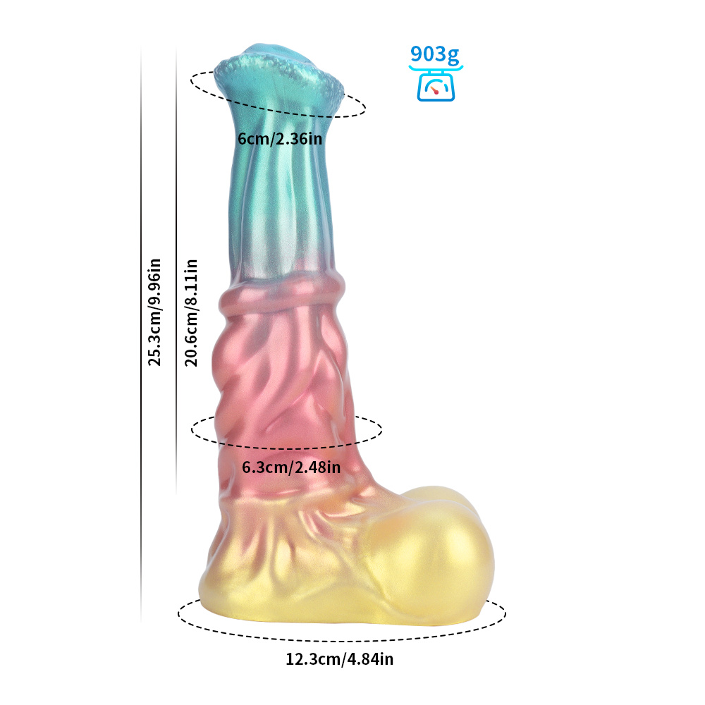 Cosmic Curves Pferde-Dildo 14,6 cm - S - Kosmischer Genuss & Stil