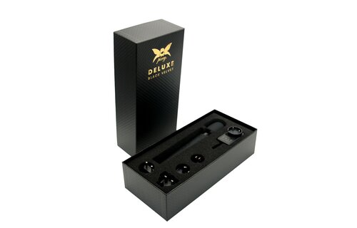 Pixey Deluxe Black Velvet L – Krachtige, Stille Massager