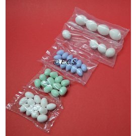 Artificial Egg Canary Green 12 Pieces