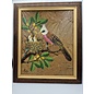 Copy of Vogel Schilderij op tabaksbladeren (B)