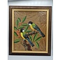 Copy of Vogel Schilderij op tabaksbladeren (C)