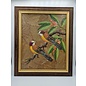 Copy of Vogel Schilderij op tabaksbladeren (Q)