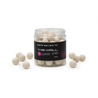 sticky baits the krill pop up white 12mm