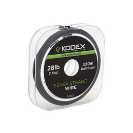 Kodex Black 7-Strand Wire 28lb (20m spool)