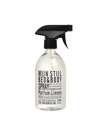 Mijn Stijl & Puur Zeep Mijn Stijl | Bed & Bodyspray linnen 500ml