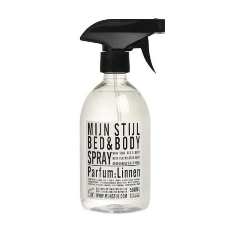 Mijn Stijl & Puur Zeep Mijn Stijl | Bed & Bodyspray linnen 500ml