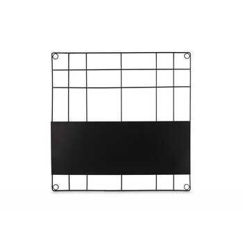 vtwonen Vtwonen Memo Board Magnetic Wire Black 60x60cm