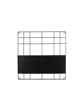 vtwonen Vtwonen Memo Board Magnetic Wire Black 60x60cm