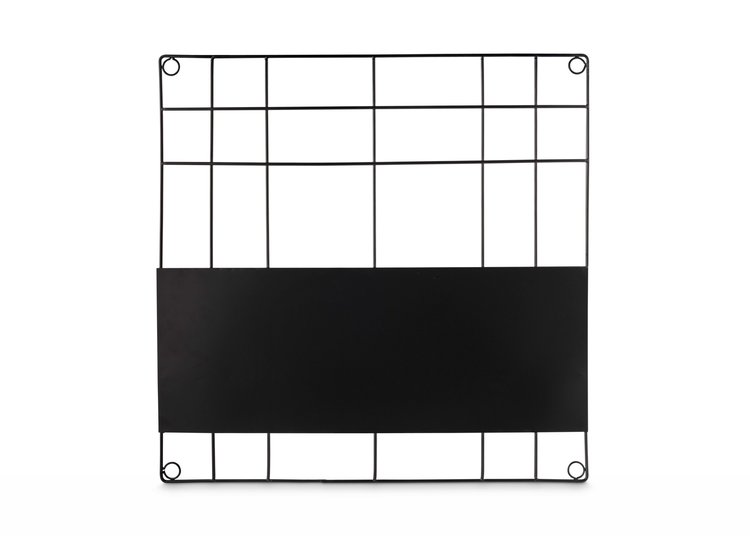 vtwonen Vtwonen Memo Board Magnetic Wire Black 60x60cm