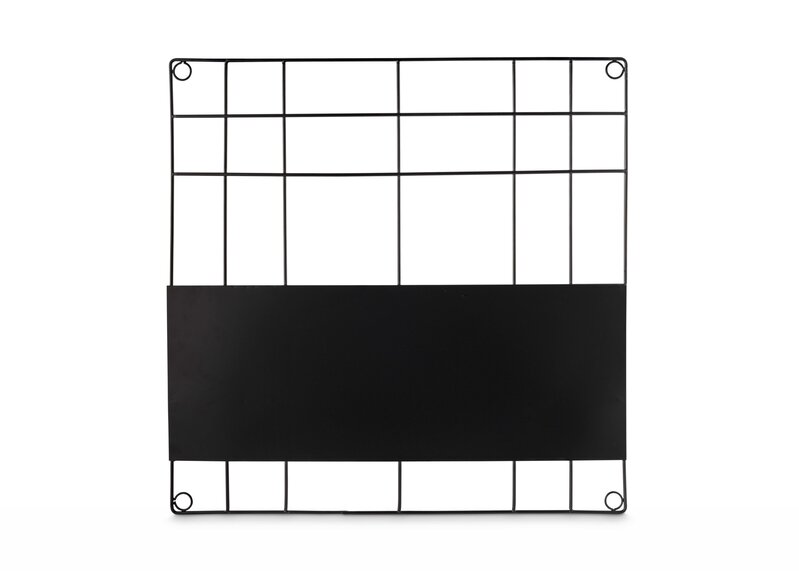 vtwonen Vtwonen Memo Board Magnetic Wire Black 60x60cm