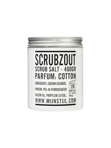 Mijn Stijl & Puur Zeep Mijn Stijl | Scrubzout Cotton 400gram