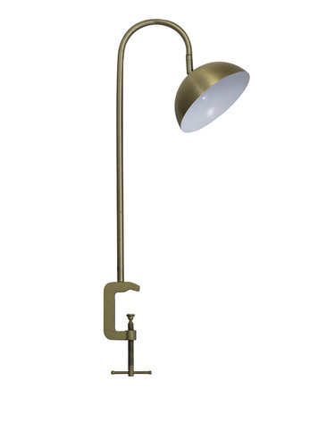 vtwonen vtwonen Tafellamp met klem LED 30x20x78 cm JUPITER antiek brons