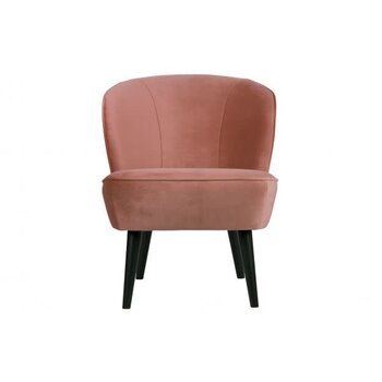 Woood Woood | Fauteuil Sara velvet oud roze