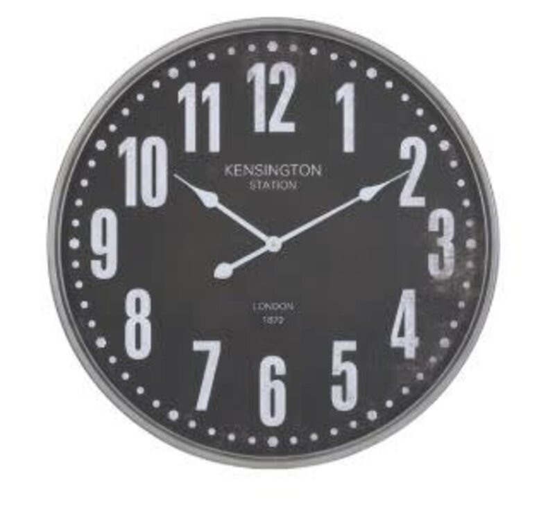 Light & Living Clock Ø67x6 cm ROGERS brown