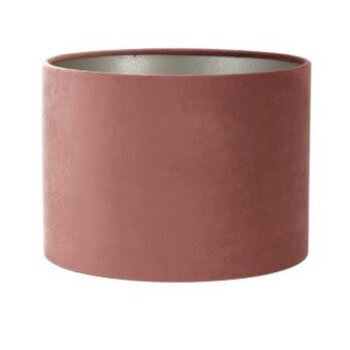 Light & Living Shade cylinder 40-40-30 cm VELOURS dusky pink