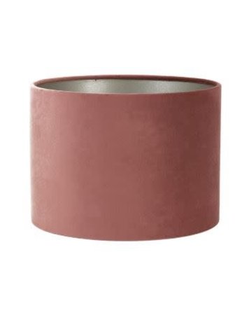 Light & Living Shade cylinder 40-40-30 cm VELOURS dusky pink