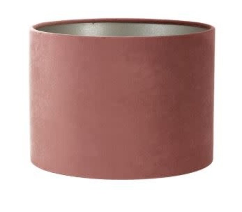 Light & Living Shade cylinder 40-40-30 cm VELOURS dusky pink