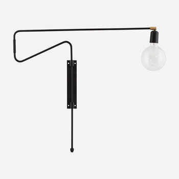 HouseDoctor Housedoctor | Wall lamp swing black