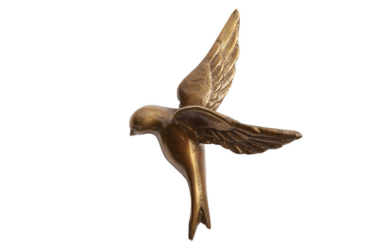 WOOOD Woood | Wanddecoratie Avaler too antique brass