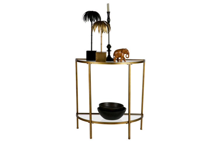 WOOOD Woood | Sidetable Goddess brass