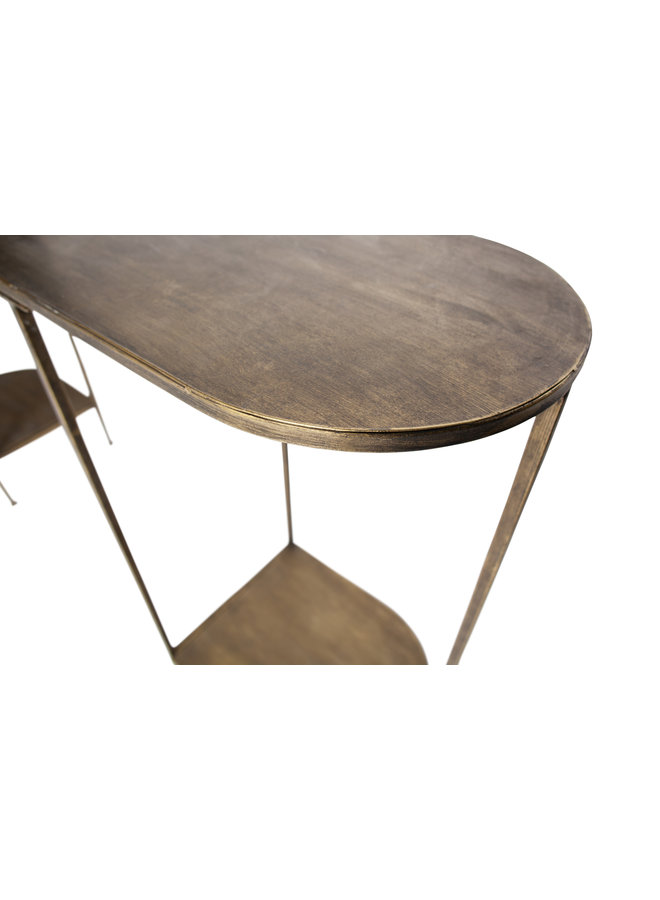 Be Pure Home | Federal Sidetable Metaal Antique Brass