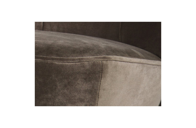 WOOOD. Woood | Fauteuil Sara velvet warm groen