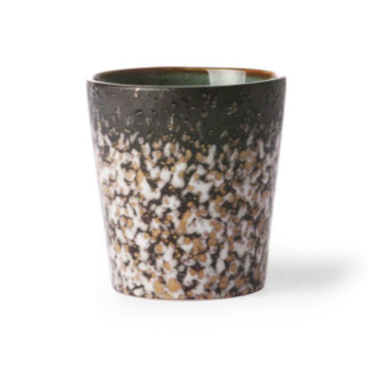 HK Living HK Living | 70's servies koffiekopje Mud