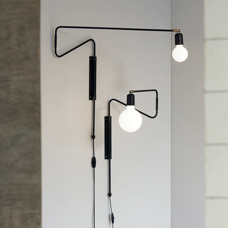 HouseDoctor Housedoctor | Wall lamp swing black