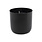 vtwonen Vtwonen | Cup with Candle Metal Black 9x9cm