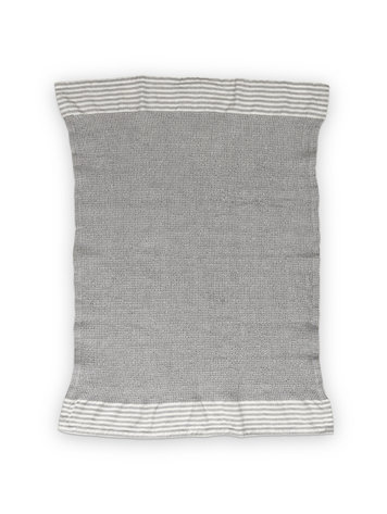 vtwonen vtwonen | Theedoek wafel grijs met streep 70cm*