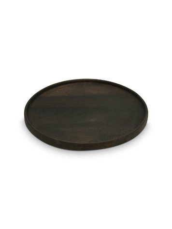 vtwonen Vtwonen | Plate Mango Wood Medium Black 40x2.5cm*