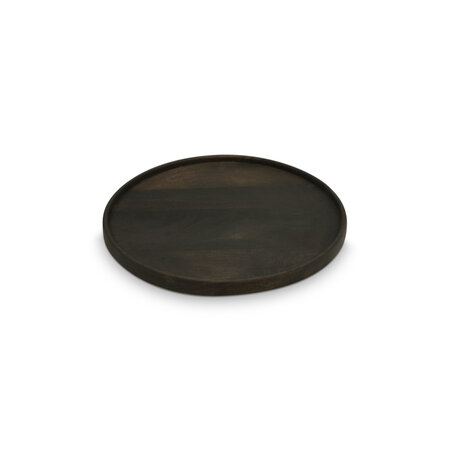 vtwonen Vtwonen | Plate Mango Wood Medium Black 40x2.5cm*