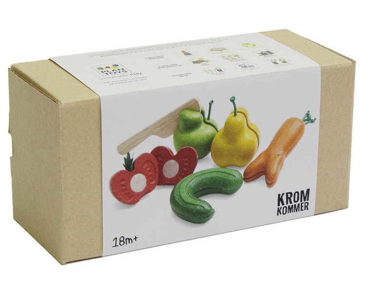 Plan Toys Plan Toys snijfruit en groente ''Kromkommer''