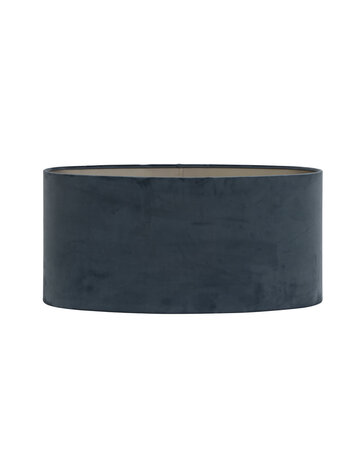 Light & Living Kap ovaal recht 38-38-19 cm VELOURS dusty blue