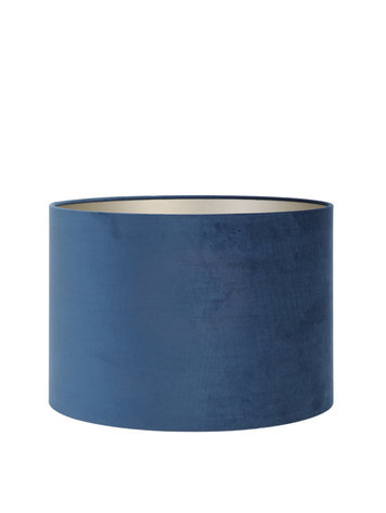 Light & Living Kap cilinder 40-40-30 cm VELOURS petrol blue