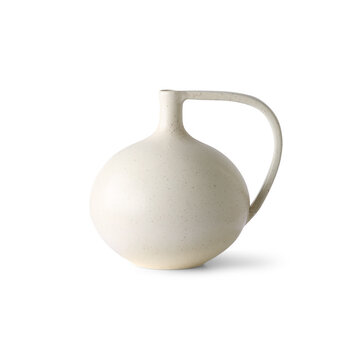 HK Living Hk living Ceramic Jar M White Speckled