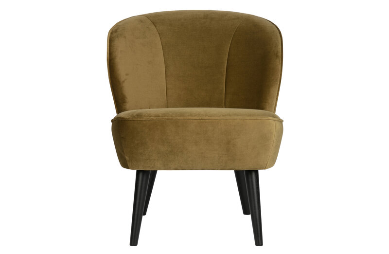 Woood Woood | Fauteuil Sara velvet army