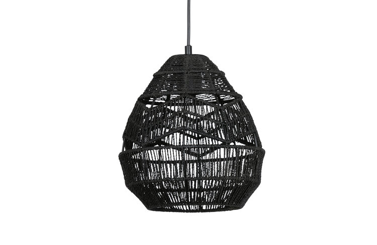 WOOOD. Woood | Hanglamp Adelaide zwart Ø25cm