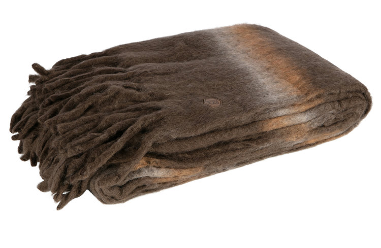 WOOOD Woood | Plaid Wrap coffee 130x170cm