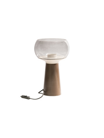 WOOOD Mushroom tafellamp coffee 37xØ24cm