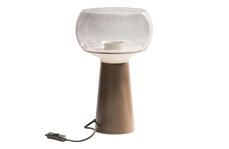 WOOOD Mushroom tafellamp coffee 37xØ24cm