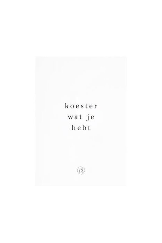 Zusss Zusss | Kaart koester wat je hebt wit