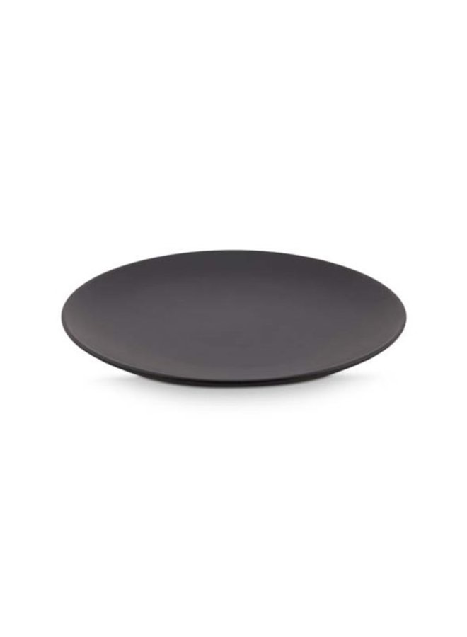 vtwonen | Servies bord mat zwart 25.5cm