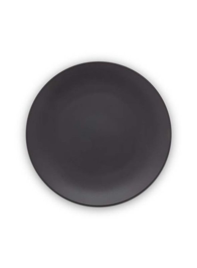 vtwonen | Servies bord mat zwart 25.5cm