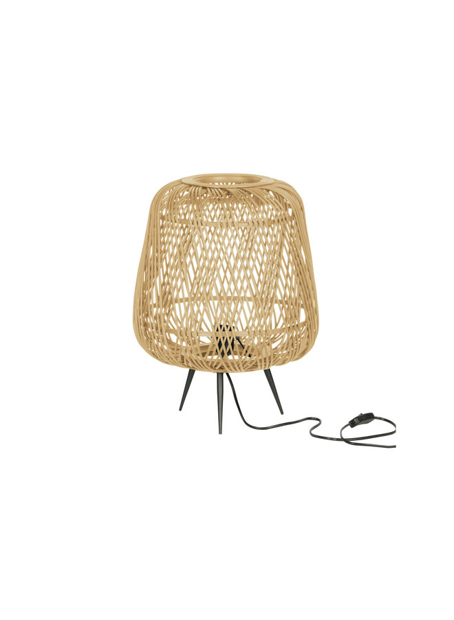 Woood | Moza tafellamp bamboe naturel
