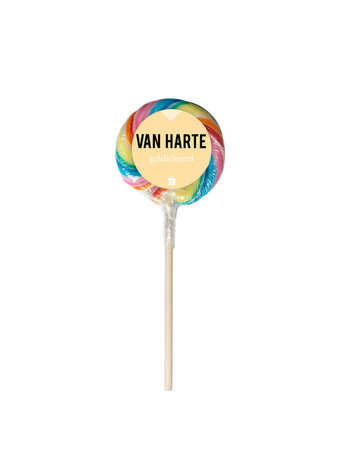 Eat your present Eat your present | Regenboog lolly van harte!